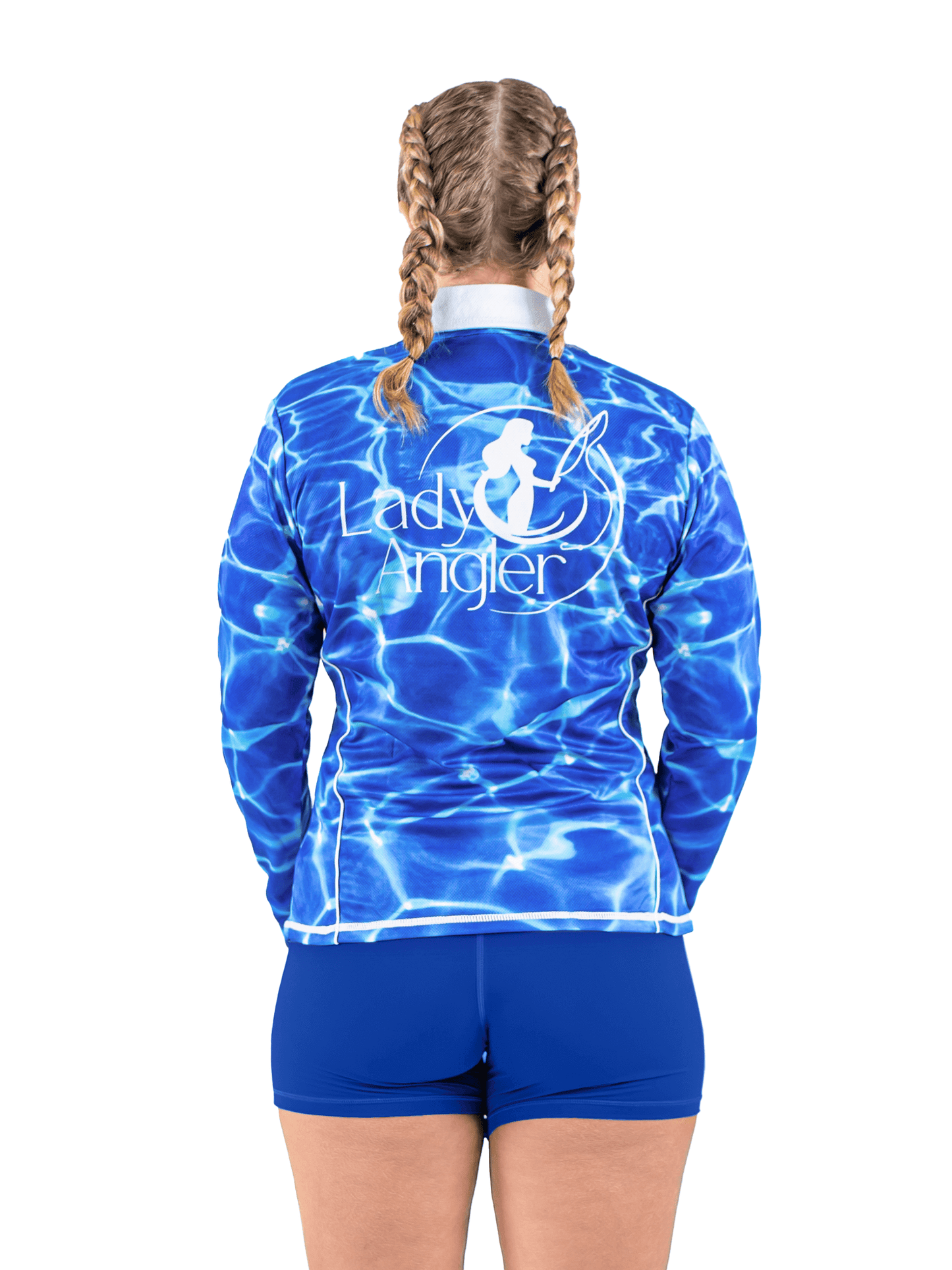 Women's Fishing Active Shorts - Reflection Blue