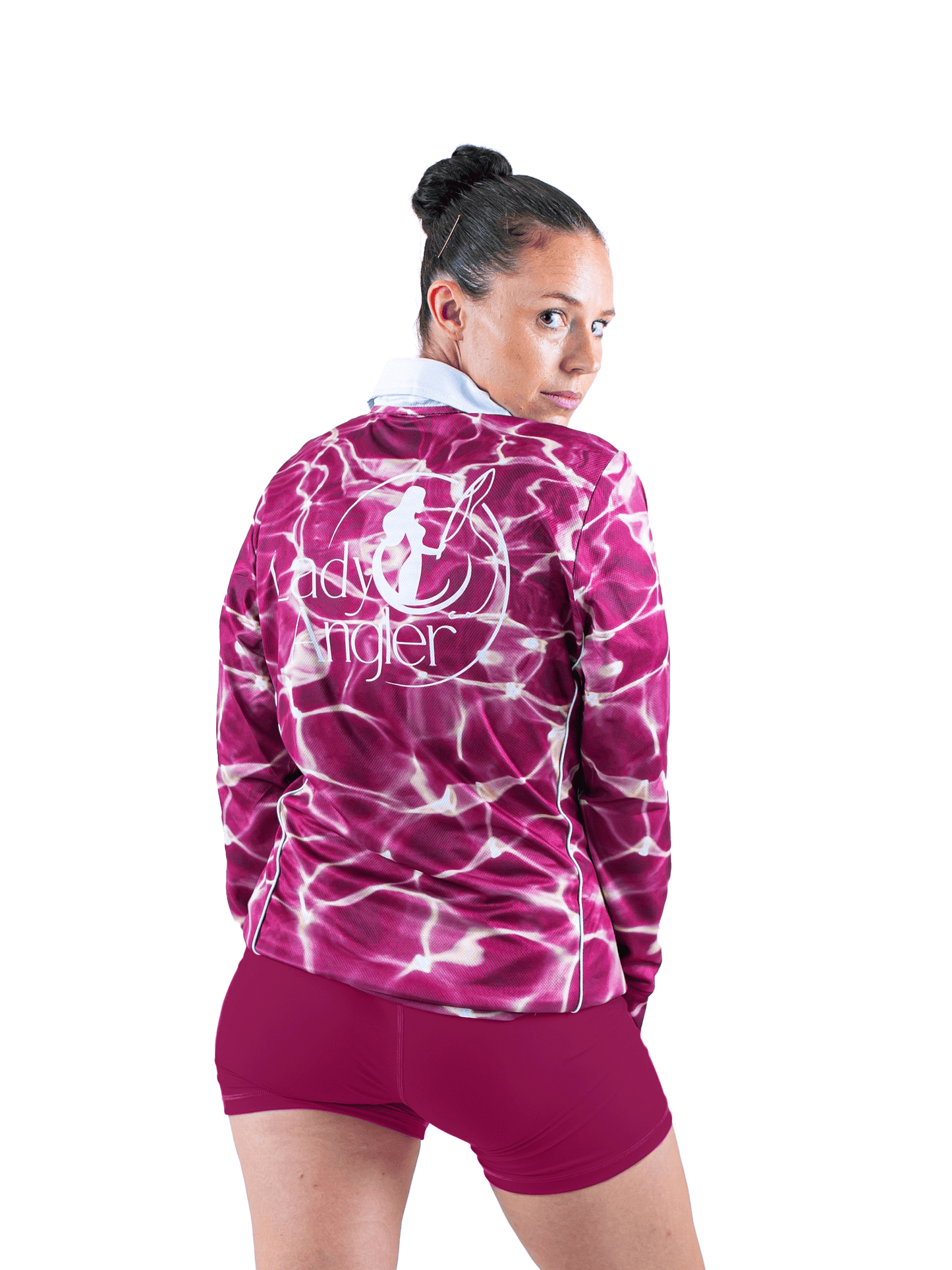 Women's Fishing Active Shorts - Reflection Pink